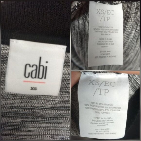 CAbi #3085 #3103 Horizontal Tank & Shrug - Picture 7 of 10